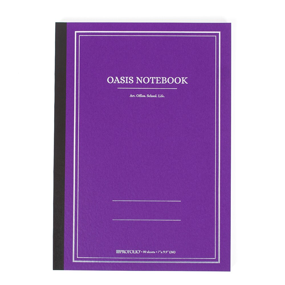 Itoya, Journal, Art & School, Oasis, Note, Large, 312278, Purple